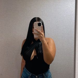 Fashion nova “not on the list halter bodysuit”